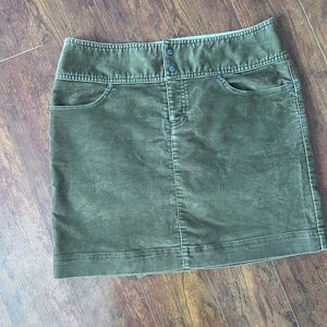 Athleta corduroy skirt size 8